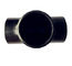 Pure Seamless DIN 2615 Metal Pipe Tee Czarny obraz 48-calowy 3-drożny trójnik