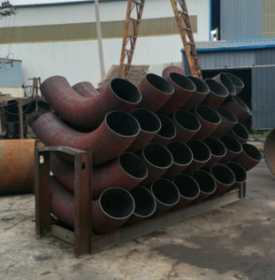 Harmonogram procesów naftowych i gazowych 40 łuków ze stali węglowej Bez szwu A234 WPB GB Standard