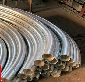 Długi promień łuku ze stali węglowej ASTM A234 5D 90 stopni Rura stalowa